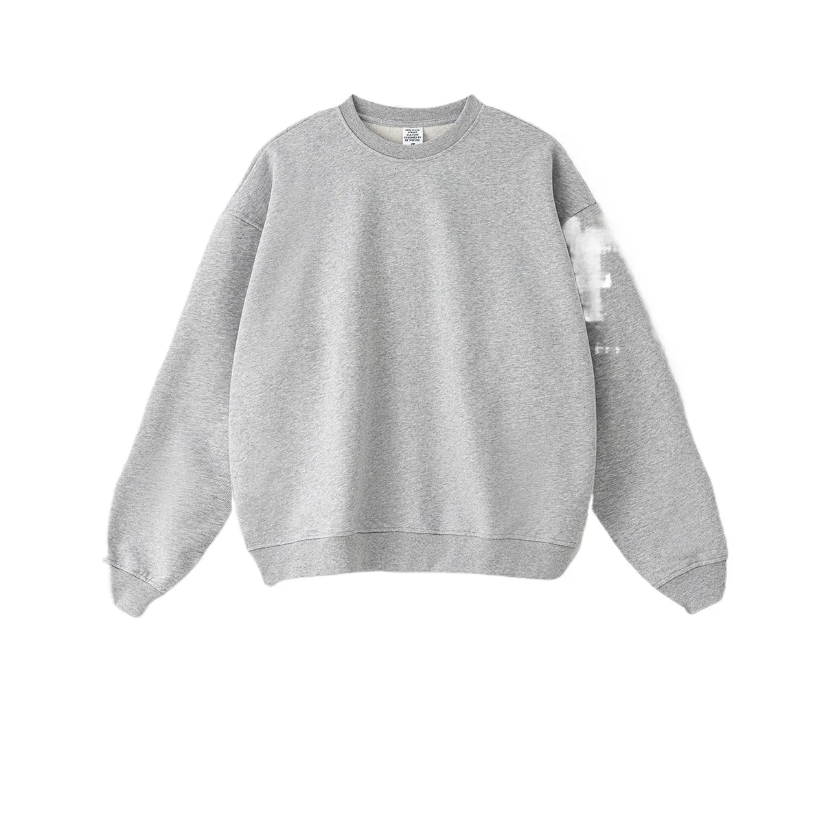 Custom LOGO men's and women's spring autumn and winter new American 440G heavy terry loose pullover crew neck sweater