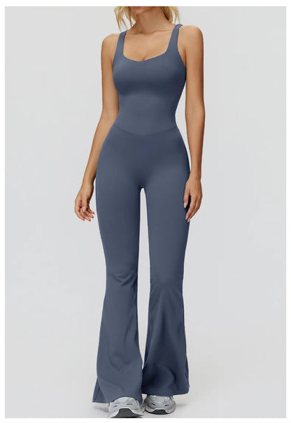 TRY TO BN Sports Jumpsuit Yoga Cross Beautiful Back Fitness Workout Bodysuit One Piece Sets Sportswear Running Gym Woman Clothes