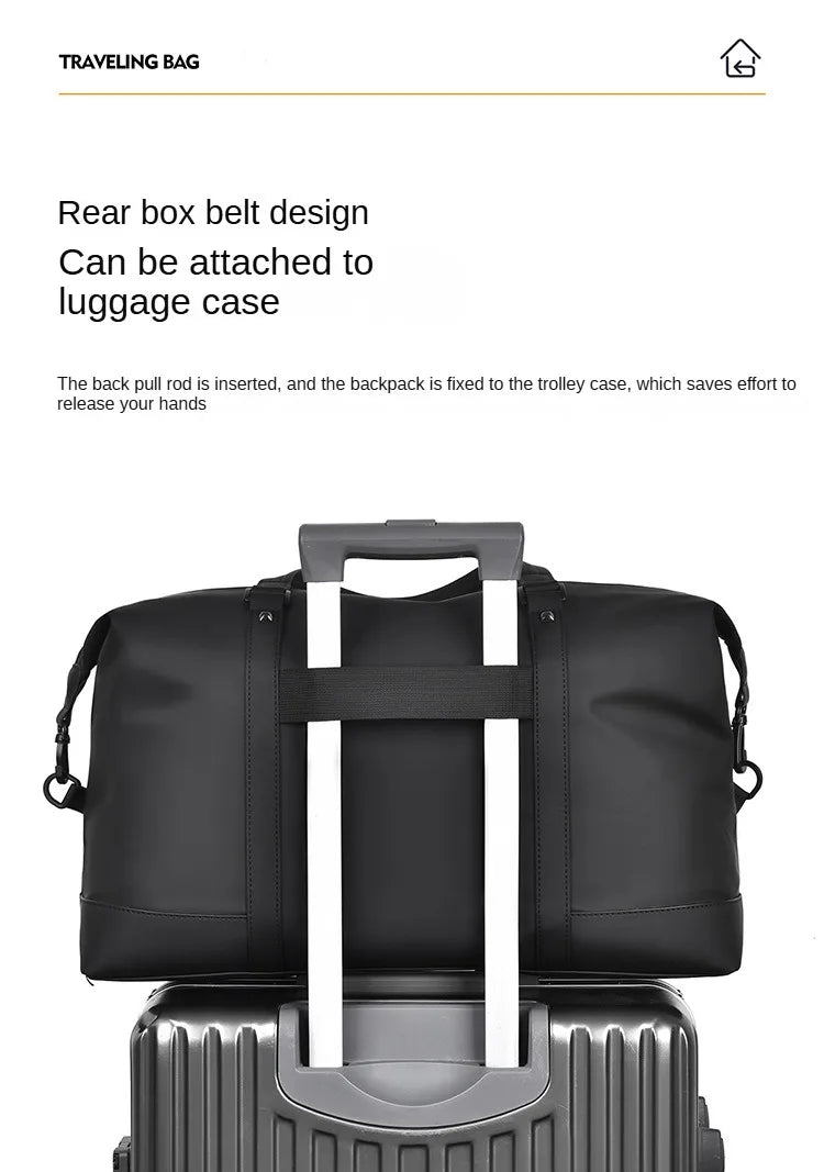 Men's Handheld Fitness Bag Customized Logo Large Capacity Crossbody Swimming Sports Bag Personalized Waterproof Travel Bag