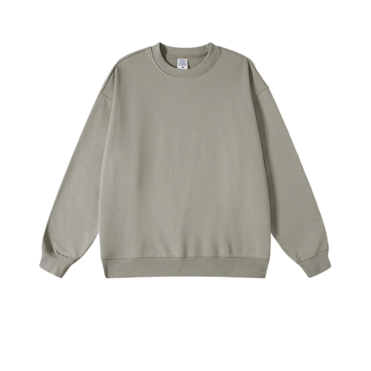 Custom LOGO men's and women's spring autumn and winter new American 440G heavy terry loose pullover crew neck sweater
