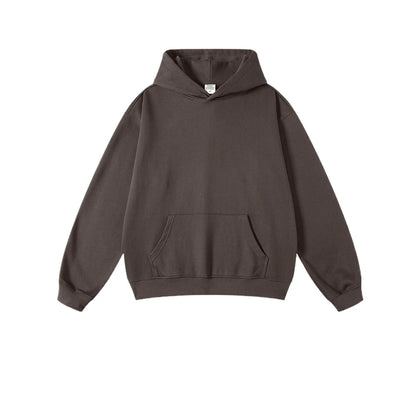 Custom LOGO men's and women's heavy 445G terry cotton and polyester casual sweater spring and autumn hoodie 2024 top