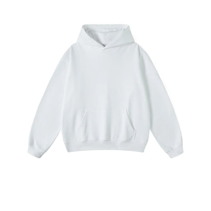 Custom LOGO men's and women's heavy 445G terry cotton and polyester casual sweater spring and autumn hoodie 2024 top