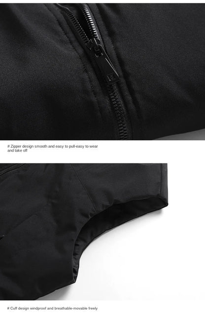 Custom logo Mens winter Sleeveless Jackets personality customaization Down Warmth Ultra Light Vest Jacket Autumn Casual Vest