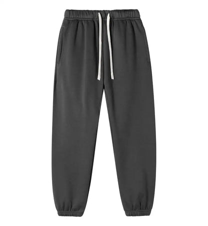 High Quality brand Fashion Style Plain Sweatpants Hip Hop Jogging Pants Warm Fleece Unisex High Streetwear Sports Pants