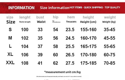 Personalized LOGO custom men's 320G cotton polyester vertical wide-leg pants drawstring elastic waist casual straight trousers