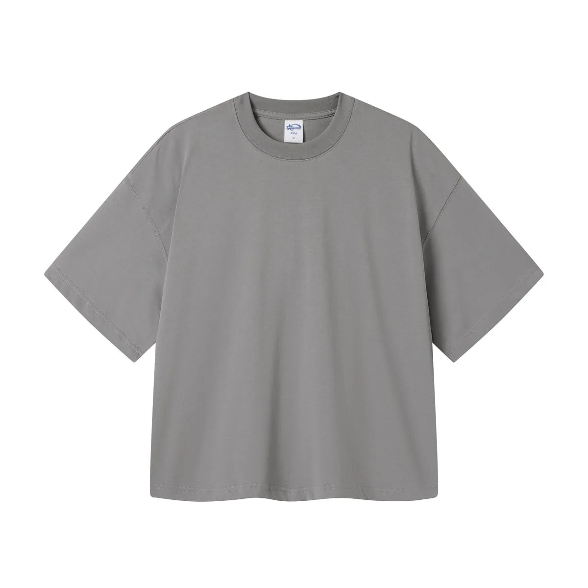Customized LOGO men's clothing summer new 275G heavy 100% cotton short version loose T-shirt for men and women