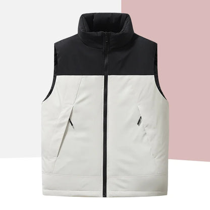 Custom logo Mens winter Sleeveless Jackets personality customaization Down Warmth Ultra Light Vest Jacket Autumn Casual Vest