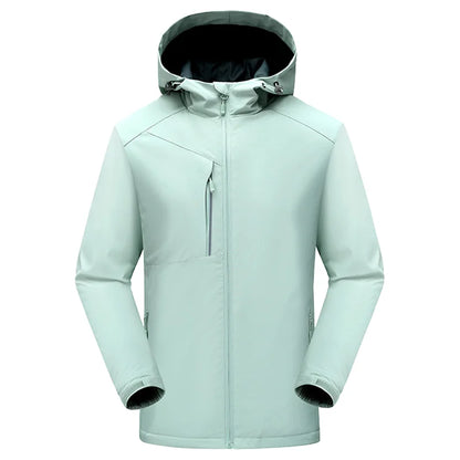 Winter Men's and Women's Warm Jacket Custom Logo Thick Plush Coat Embroidery Print Company Brand Design Outdoor Windproof Jacket