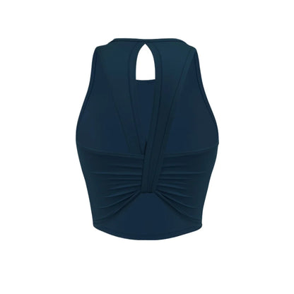 Custom LOGO women's 2026 summer high-end fashion integrated chest pad, beautiful back yoga bra, running training fitness vest