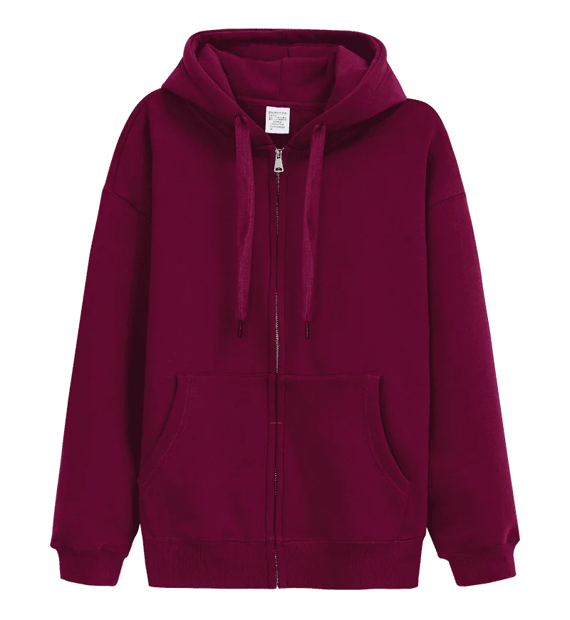 600GSM 95% Cotton DIY Custom LOGO Solid Retro Oversize Hoodie Unisex Winter Warm Zipper Up Open-Up Hoodies Classic Loose Coat