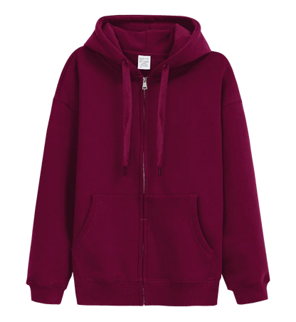 600GSM 95% Cotton DIY Custom LOGO Solid Retro Oversize Hoodie Unisex Winter Warm Zipper Up Open-Up Hoodies Classic Loose Coat