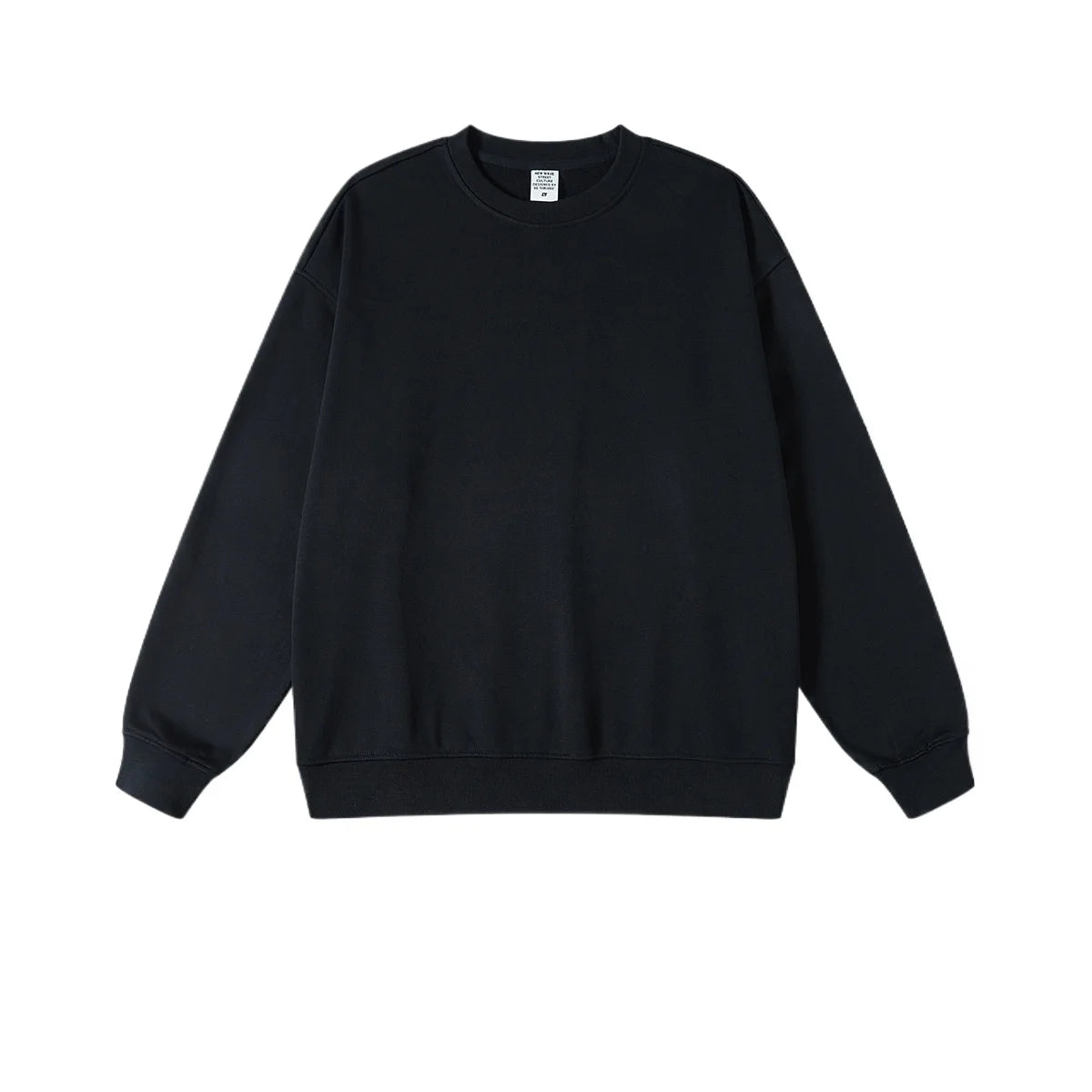 Custom LOGO men's and women's spring autumn and winter new American 440G heavy terry loose pullover crew neck sweater