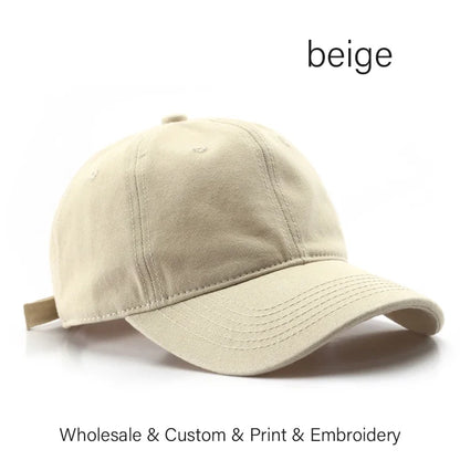 SLECKTON Custom Baseball Cap Fashion DIY Letter Embroidery Hats for Women and Men Cotton Design LOGO Wholesale Unisex Caps