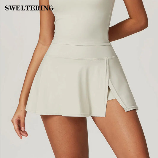 Yoga Short Skirt Women's Golf Tennis Sport Skirt Badminton Fitness Dancing Skirt Quick Dry Comfort Running Leisure Sport Dress