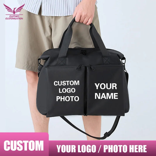 Travel Bag Waterproof Fitness Bag custom logo Outdoor Fitness Portable Bags Yoga Sports Large GYM bag personality customization