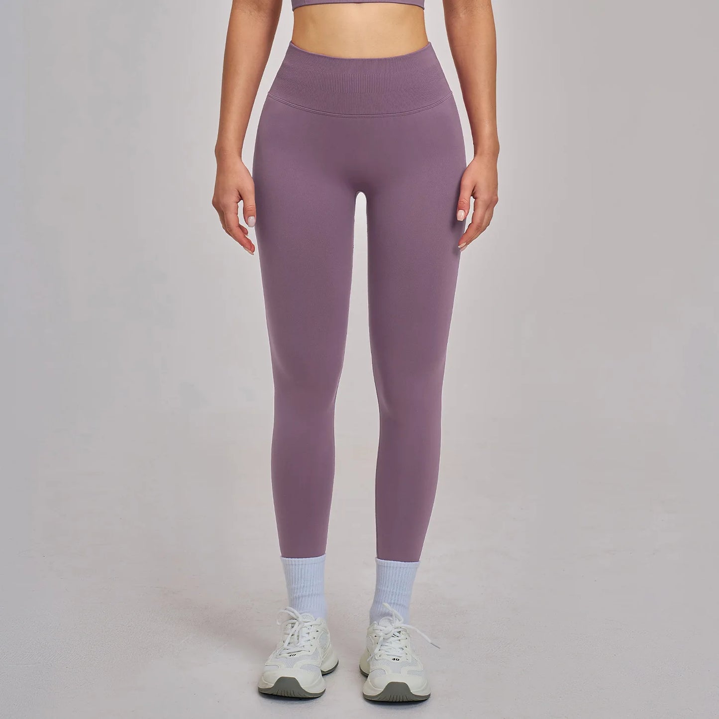 Customized LOGO women's peach buttocks seamless belly tight yoga pants running sports quick-drying fitness trousers