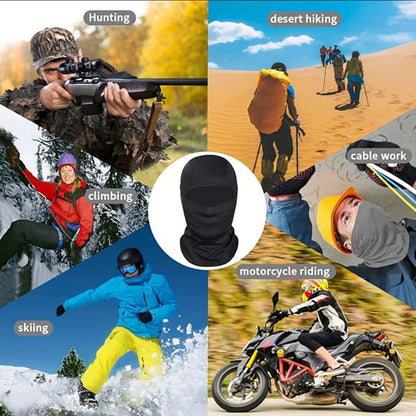 Personalized Custom Text Ski Mask Balaclava for Men Women Snowboarding, Motorcycle, UV Protection & Wind Protection Dropshipping