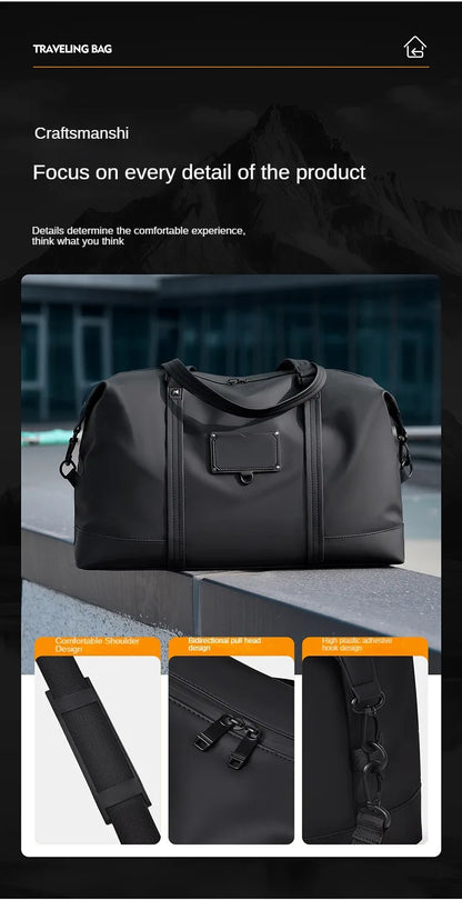 Men's Handheld Fitness Bag Customized Logo Large Capacity Crossbody Swimming Sports Bag Personalized Waterproof Travel Bag