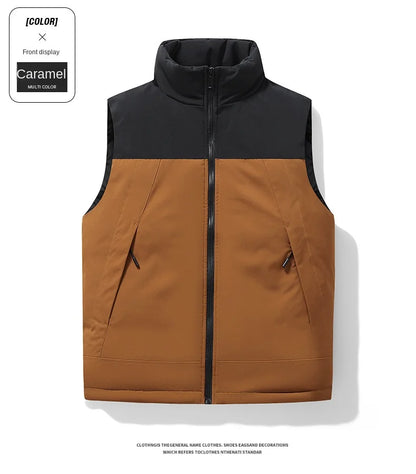 Custom logo Mens winter Sleeveless Jackets personality customaization Down Warmth Ultra Light Vest Jacket Autumn Casual Vest