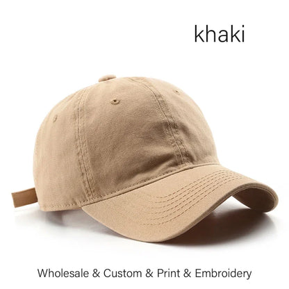 SLECKTON Custom Baseball Cap Fashion DIY Letter Embroidery Hats for Women and Men Cotton Design LOGO Wholesale Unisex Caps