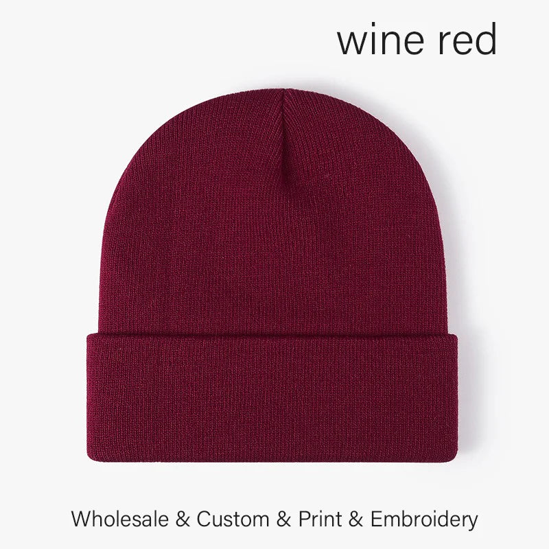SLECKTON Custom Hat Winter Beanies for Men and Women Embroidery Logo Hats
