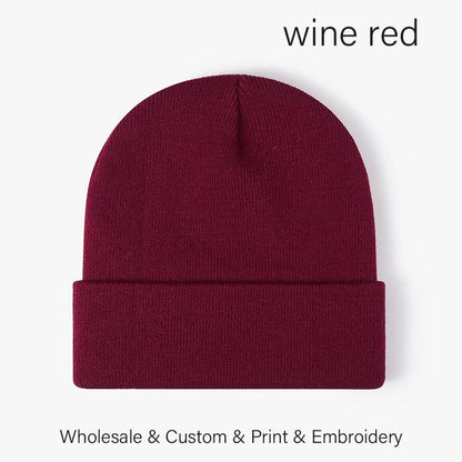 SLECKTON Custom Hat Winter Beanies for Men and Women Embroidery Logo Hats