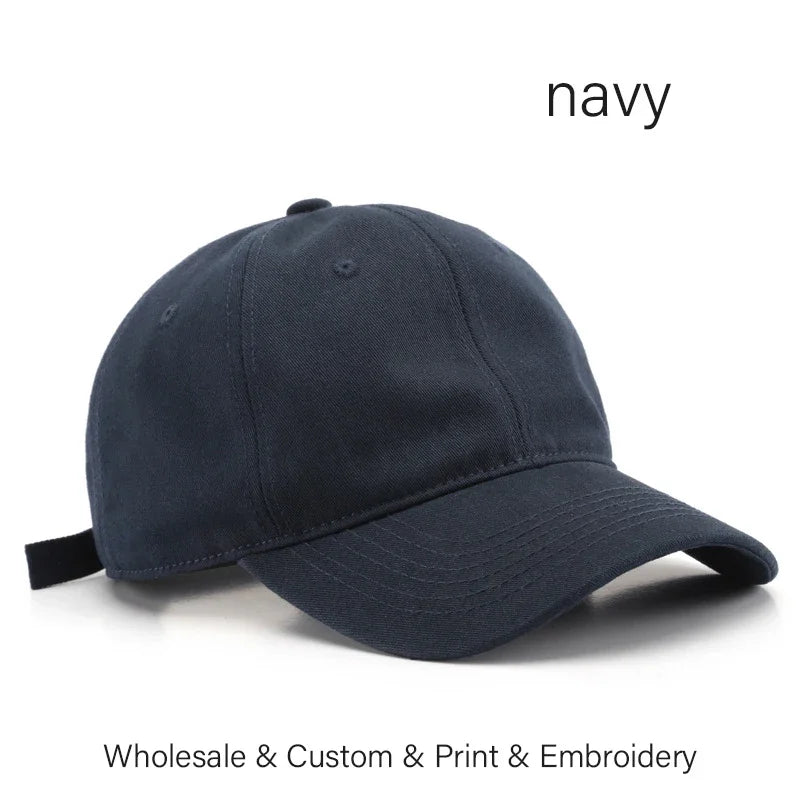 SLECKTON Custom Baseball Cap Fashion DIY Letter Embroidery Hats for Women and Men Cotton Design LOGO Wholesale Unisex Caps