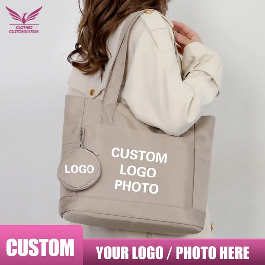 Laptop Bag custom logo Notebook Pouch For Computer Briefcase Travel Shoulder Bag print name woman Yoga bag DIY picture name