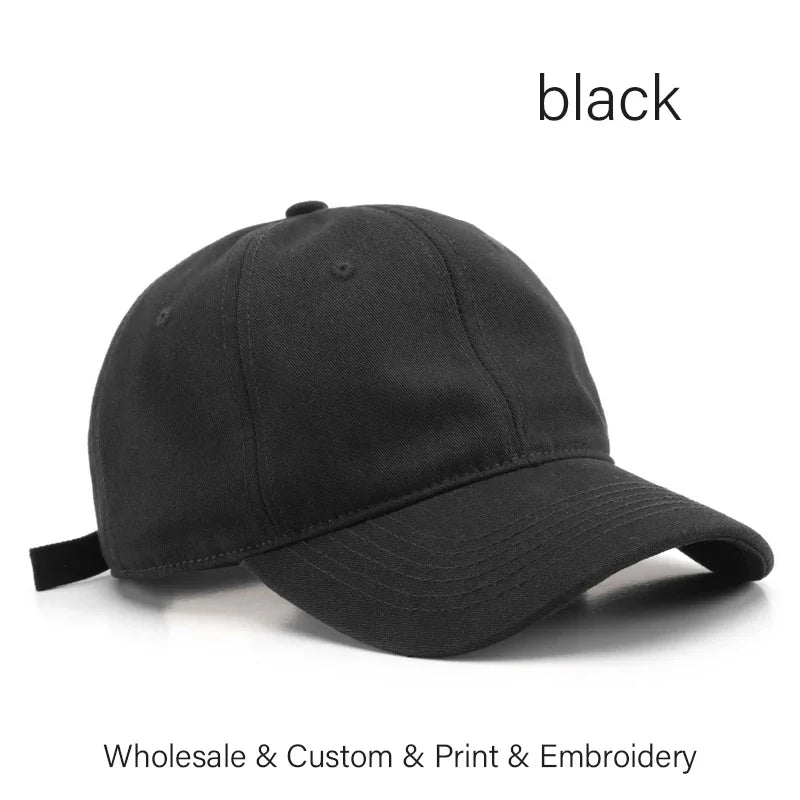 SLECKTON Custom Baseball Cap Fashion DIY Letter Embroidery Hats for Women and Men Cotton Design LOGO Wholesale Unisex Caps