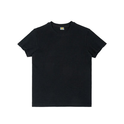 Custom LOGO Men's High Quality Skinny Short Threaded Short Sleeve T-Shirt Elastic Casual Sports Top