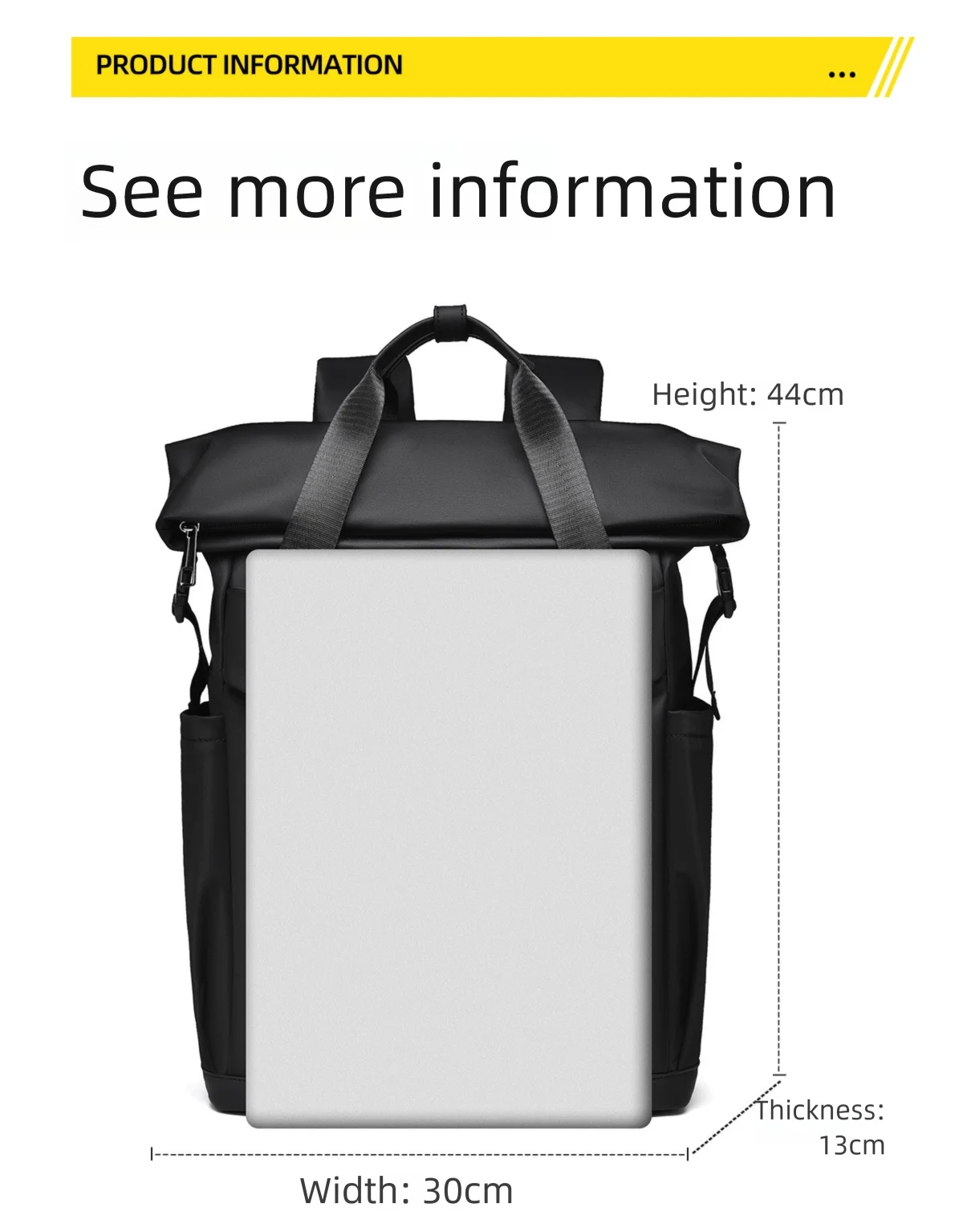 Custom backpack simple casual computer backpack waterproof men's backpack personalized travel backpack printed logo