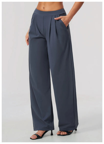 Pers LOGO custom women's 2026 new sports trousers high waist loose yoga pants quick drying running casual fitness trousers