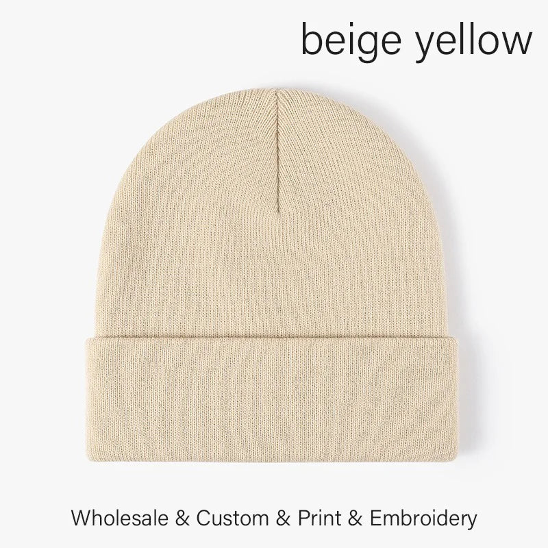 SLECKTON Custom Hat Winter Beanies for Men and Women Embroidery Logo Hats