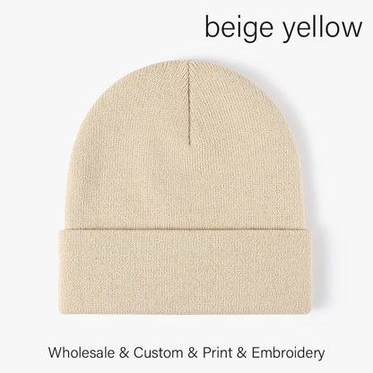 SLECKTON Custom Hat Winter Beanies for Men and Women Embroidery Logo Hats