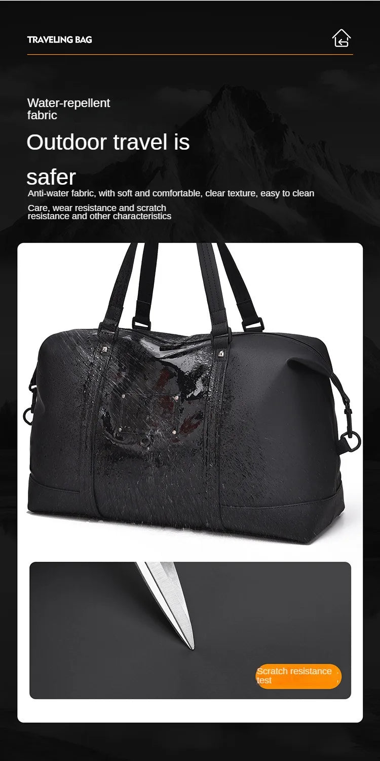 Men's Handheld Fitness Bag Customized Logo Large Capacity Crossbody Swimming Sports Bag Personalized Waterproof Travel Bag