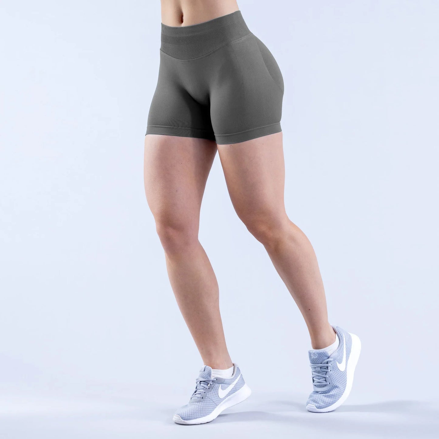 Custom LOGO Women's New 27-Color Sports Seamless Yu Plus Shorts High Waist Belly Running Quick-Drying Fitness Pants XS-XL