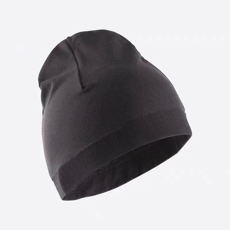 Custom Running Hats Skullcaps Winter Classic Windproof Solid Color Sport Bonnet Breathable Warmer Sport Caps Winter Cycling