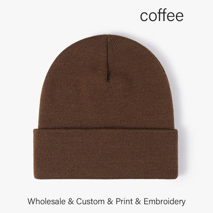 SLECKTON Custom Hat Winter Beanies for Men and Women Embroidery Logo Hats