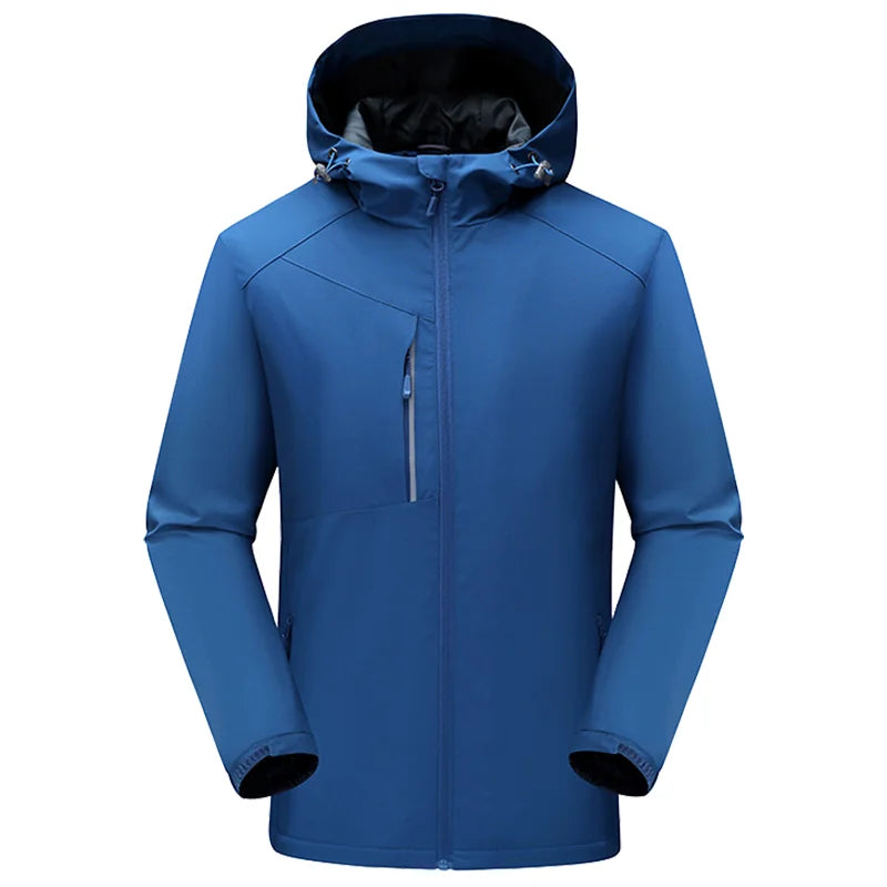Winter Men's and Women's Warm Jacket Custom Logo Thick Plush Coat Embroidery Print Company Brand Design Outdoor Windproof Jacket