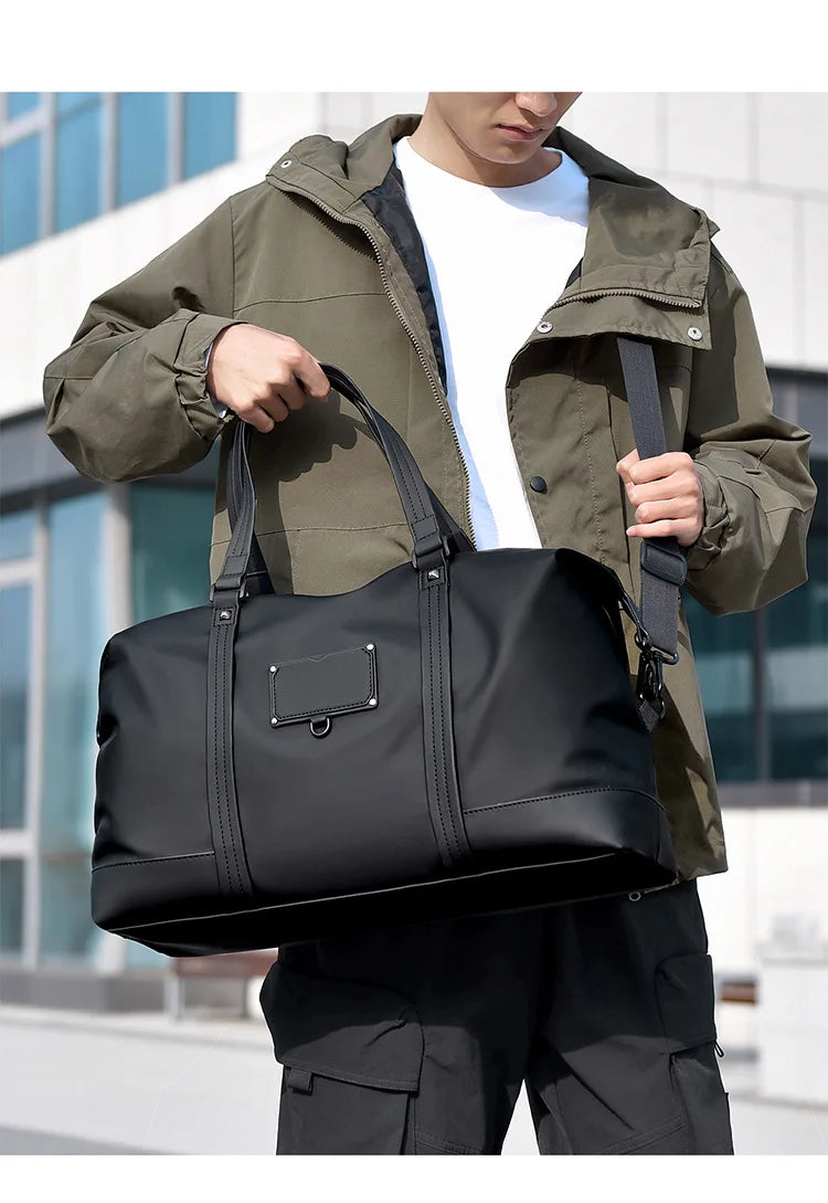 Men's Handheld Fitness Bag Customized Logo Large Capacity Crossbody Swimming Sports Bag Personalized Waterproof Travel Bag