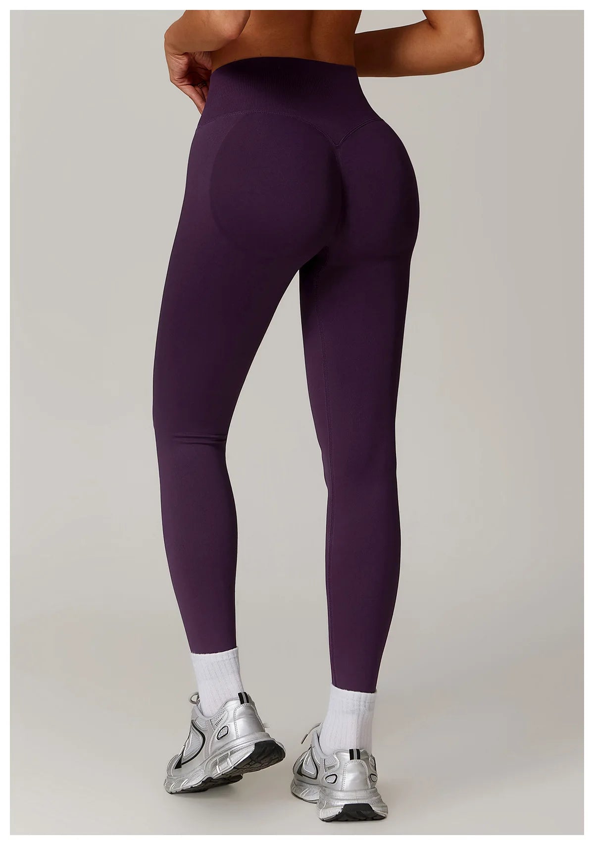 Customized LOGO women's peach buttocks seamless belly tight yoga pants running sports quick-drying fitness trousers