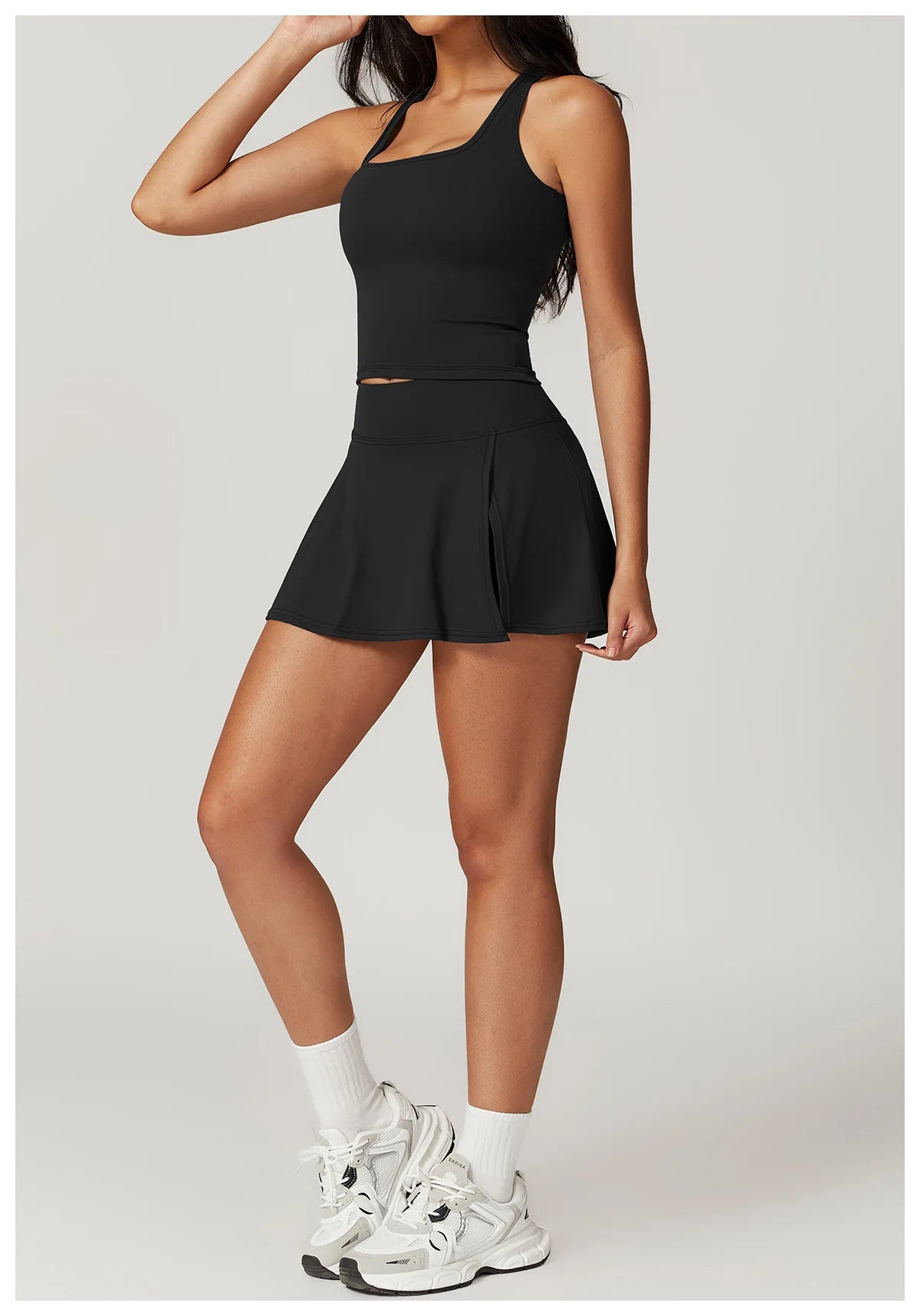 Yoga Short Skirt Women's Golf Tennis Sport Skirt Badminton Fitness Dancing Skirt Quick Dry Comfort Running Leisure Sport Dress