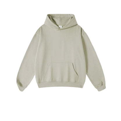Custom LOGO men's and women's heavy 445G terry cotton and polyester casual sweater spring and autumn hoodie 2024 top