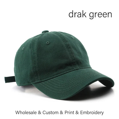 SLECKTON Custom Baseball Cap Fashion DIY Letter Embroidery Hats for Women and Men Cotton Design LOGO Wholesale Unisex Caps