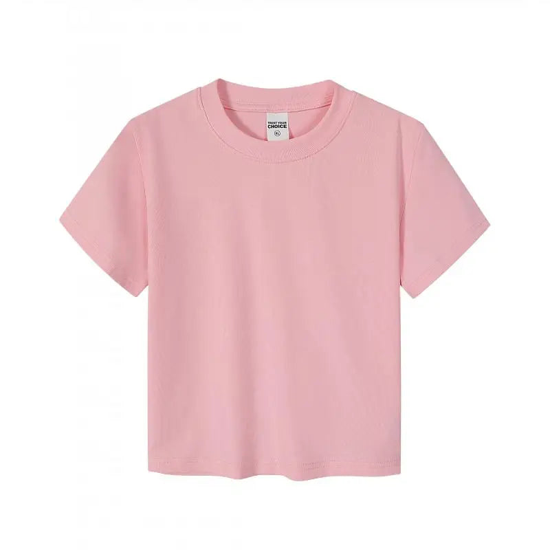 Crop Top Women Custom LOGO Free Print  Short Sleeve  Solid Slim Fit Crew Neck Tee Basic Skinny Tight Casual Workout Yoga Tshirt