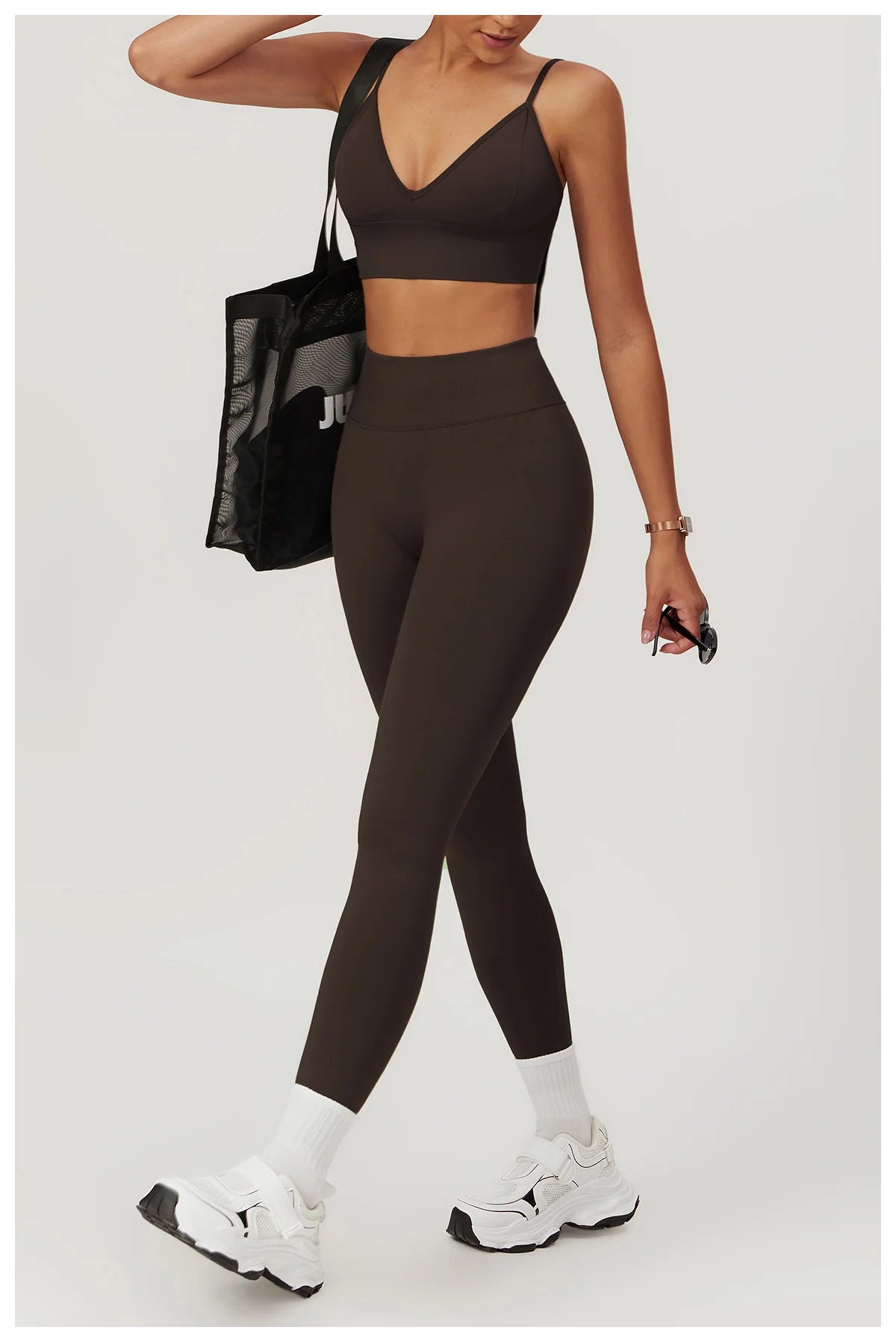 Customized LOGO women's peach buttocks seamless belly tight yoga pants running sports quick-drying fitness trousers