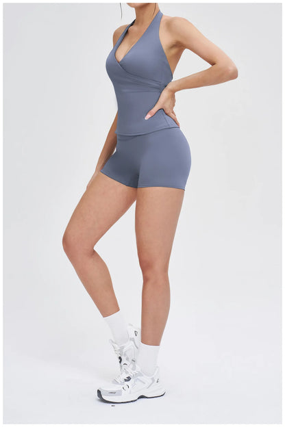 Women's Yoga Bra Halter Sports Underwear Gym Workout Top Quick Dry Beauty Back Running Fitness Bra Female Yoga Bra Gym Clothes