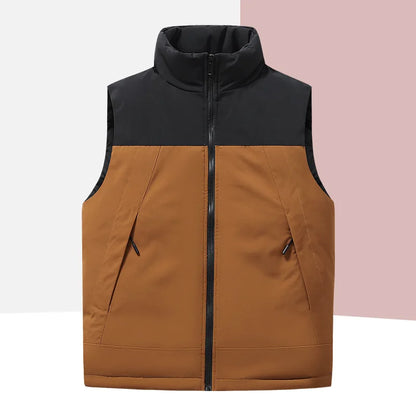 Custom logo Mens winter Sleeveless Jackets personality customaization Down Warmth Ultra Light Vest Jacket Autumn Casual Vest