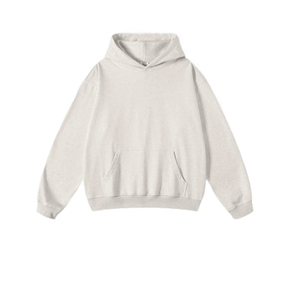 Custom LOGO men's and women's heavy 445G terry cotton and polyester casual sweater spring and autumn hoodie 2024 top