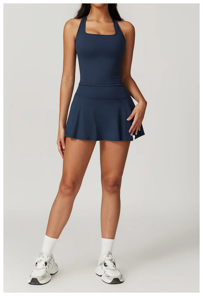 Yoga Short Skirt Women's Golf Tennis Sport Skirt Badminton Fitness Dancing Skirt Quick Dry Comfort Running Leisure Sport Dress